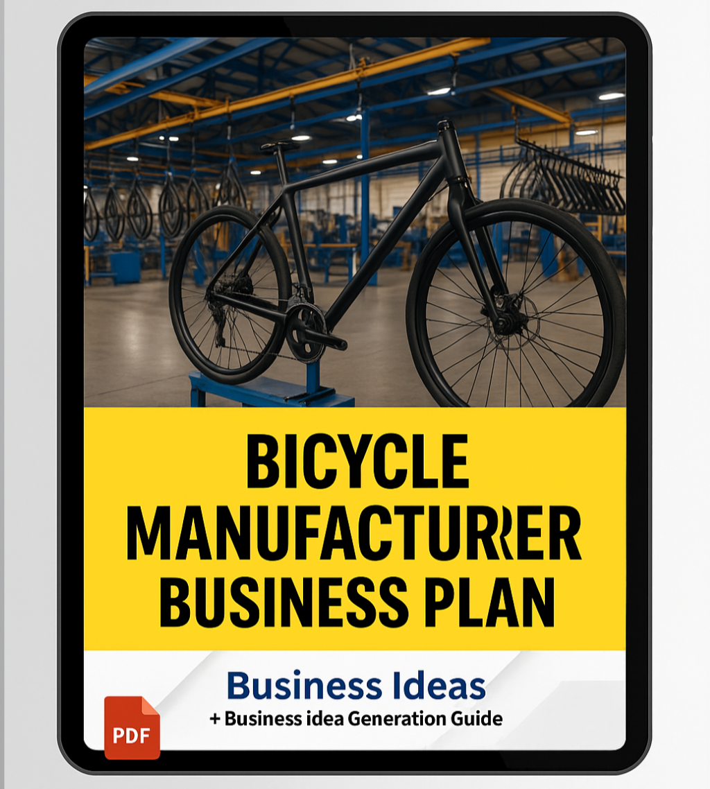 Bicycle Manufacturer Buisness Plan