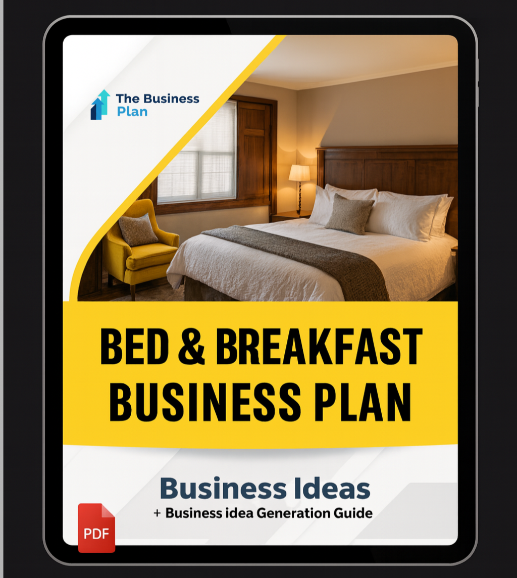 Bed and Breakfast Buisness Plan