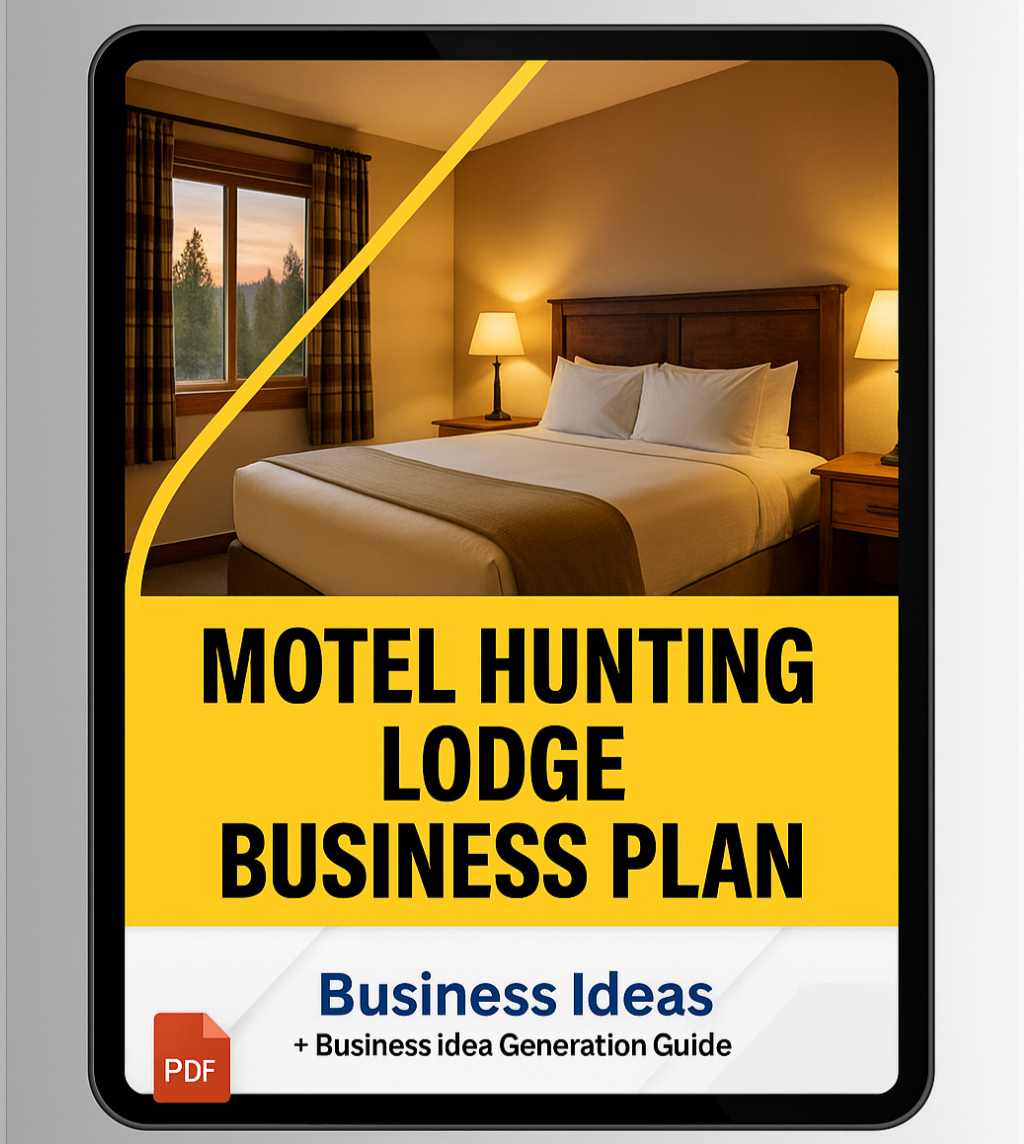 Motel and Hunting Lodge Buisness Plan